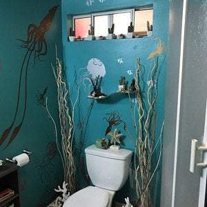 Giant Squid Pack Vinyl Wall Decal - Pillbox Designs