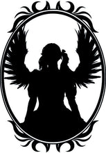 Load image into Gallery viewer, Delilah Dark Lolita Angel Cameo Decal - Pillbox Designs
