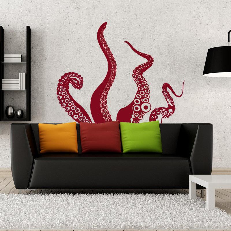 Big Octopus Tentacle Wall Decal