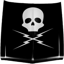 Load image into Gallery viewer, 3&#39; X 3&#39; Death Proof Skull and Bolts Wall / Car Decal - Pillbox Designs

