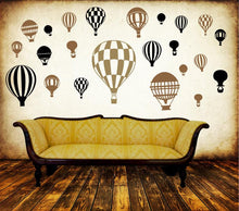 Load image into Gallery viewer, Hot Air Balloon MURAL DECAL PACK-Choose any 3 colors! - Pillbox Designs

