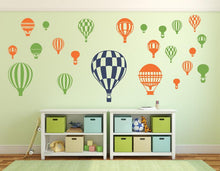 Load image into Gallery viewer, Hot Air Balloon MURAL DECAL PACK-Choose any 3 colors! - Pillbox Designs
