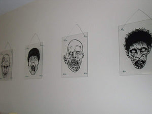 Zombie Fun Pack Vinyl Wall Decal - Pillbox Designs