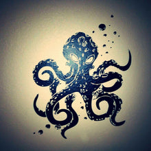 Load image into Gallery viewer, Angry Octopus Vinyl Wall Decal - Pillbox Designs

