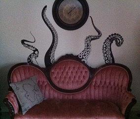 Large Kraken Octopus Tentacles Vinyl Wall Decal - Pillbox Designs