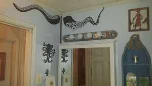 Large Kraken Octopus Tentacles Vinyl Wall Decal - Pillbox Designs