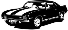 Load image into Gallery viewer, 1969 Camaro Z/28 Muscle Car Vinyl Wall Decal - Pillbox Designs
