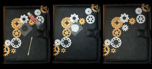 SteamPunk Gears & Cogs Stencil paint mask - Pillbox Designs