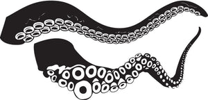 Medium Kraken/Octopus Tentacles Vinyl Wall Decal - Pillbox Designs