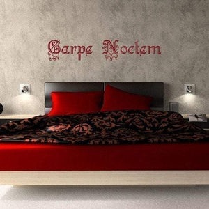 Carpe Noctem (Seize the Night) Vampire inspired/Vinyl Wall Decal - Pillbox Designs