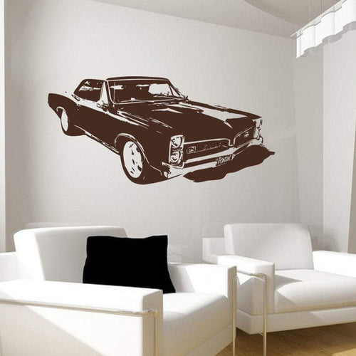 Pontiac GTO Muscle Car Vinyl Wall - Pillbox Designs