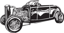 Load image into Gallery viewer, Hot Rod / Rat Rod Car Vinyl Wall Decal - Pillbox Designs
