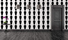Load image into Gallery viewer, Coffin Stripes Gothic Wallpaper Vinyl Decals - Pillbox Designs
