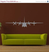 Load image into Gallery viewer, C130 Airplane/Large Vinyl Wall Decal - Pillbox Designs
