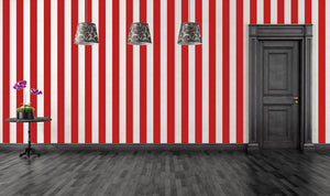 Gothic Wall Stripes Vinyl Decals Wallpaper - Pillbox Designs